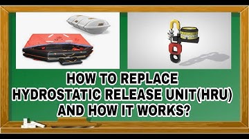 HOW TO INSTALL HYDROSTATIC RELEASE UNIT( HRU) ON LIFERAFT AND HOW IT WORKS?