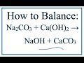 Balancing Chemical Equations Tutorial