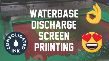 How Discharge Screen Printing Works - Quick Overview