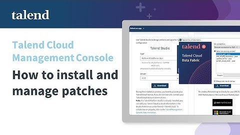 [DEMO] How to manage Talend Studio updates from Talend Management Console?