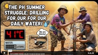 Beat the Heat: Drilling a DIY Water Pump Hole for My Farm! 🇵🇭#provincegrind #farmupdate