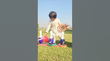 Ring toss game ❣️ #gameplay #garden#toys #enjoy #shortvideo #shorts #cutebaby #nature #prisha#video
