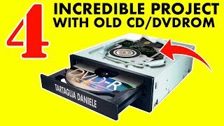 : 4 INCREDIBLE project with old CD/DVDrom
