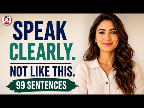 99 English Sentences to Improve Pronunciation | Natural Rhythm Practice