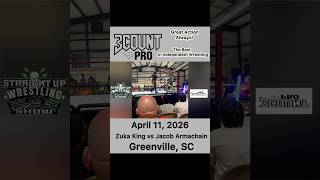 3Count Pro Wrestling never disappoints. Straight up! #independentwrestling #shorts #wrestling