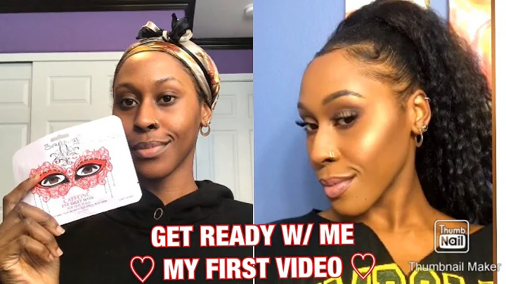 GET READY WITH ME: Make up + Hair  FIRST VIDEO | A...