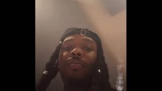 Capella Grey - Recording “Till The Wheels Fall Off” for Chris Brown (IG Live 06/07/2022)