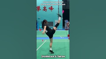 Smash Tapping Skill/Hướng dẫn kỹ thuật Quét Cầu Đứng,...#jianzi #dacauluoi #quetcau #shuttlecock