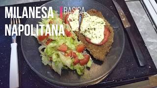 Milanesa NAPOLITANA Light con TOMATE 🍅 Sin salsa ⏩  Liviana y RICA | HORNO