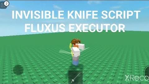 Roblox Invisible FE Knife with Fling Script using FLUXUS mobile  Roblox Executor - script on comment