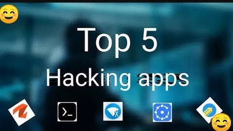 Top 5 Ethical Hacking apps for Android #hacker