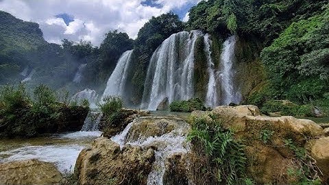 Thác Bản Giốc - vẻ đẹp kỳ vĩ giữa non nước Cao Bằng #saigontoday