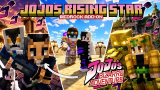 Best JoJo's Bizzare Adventure Addon Mcpe 1.26  | JJBA Rising Star Addon Showcase | Minecraft Bedrock