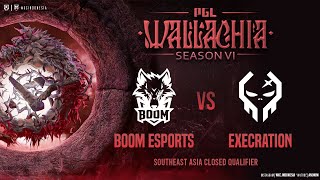 BOOM Esports vs Execration - PGL Wallachia Season 6: SEA Close Qualifier @VEENOMONDOTA @jikroy