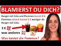🤯 BLAMIER DICH NICHT! Wie teuer ist die Pommes wirklich? | Logik Frage