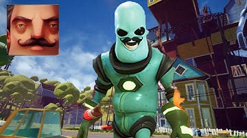 Hello Neighbor - My New Neighbor Alien (Secret Neighbor) Act 2 Trampoline Gameplay Walkthrough