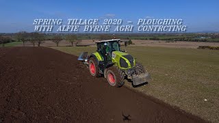 Spring Tillage 2020 - Ploughing With Waitai Of Alfie Byrne Contracting (HD)