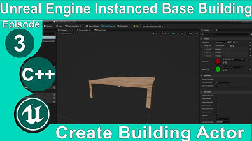 Unreal Engine 5 C++ Performant Base Building #3: "Create Building Actor"