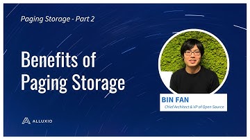 Benefits of Paging Storage