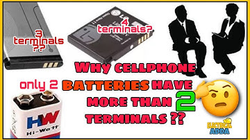 What is the purpose of 3rd or 4th terminals of cellphone batteries ??