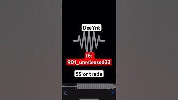 DeeYnt - Ynt Livin unreleased snippet DM to buy or trade#memphis