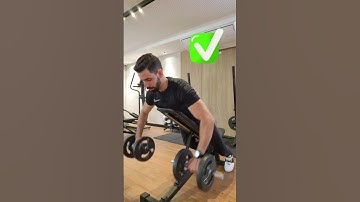 Remada Curvada no banco inclinado para quem tem Dor na Lombar