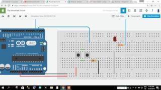 Two Push Buttons One LED