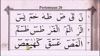 Belajar Mengaji Metode DIROSA Pertemuan 20