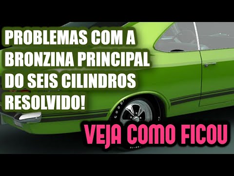 MOTOR DO OPALA 6 CILINDROS: PROBLEMA DO VIRABREQUIM TRAVANDO RESOLVIDO. VEJA O RESULTADO FINAL.