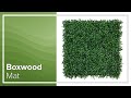 NatraHedge Artificial Boxwood Panels - Premium Hedge Mats Easy To Create DIY Professional Results