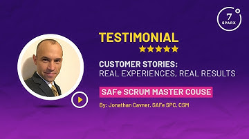 Testimonial for the Scrum Master Course