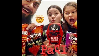 EATING The hottest chip in the world [GONE WRONG] /PAQI hott chip challange