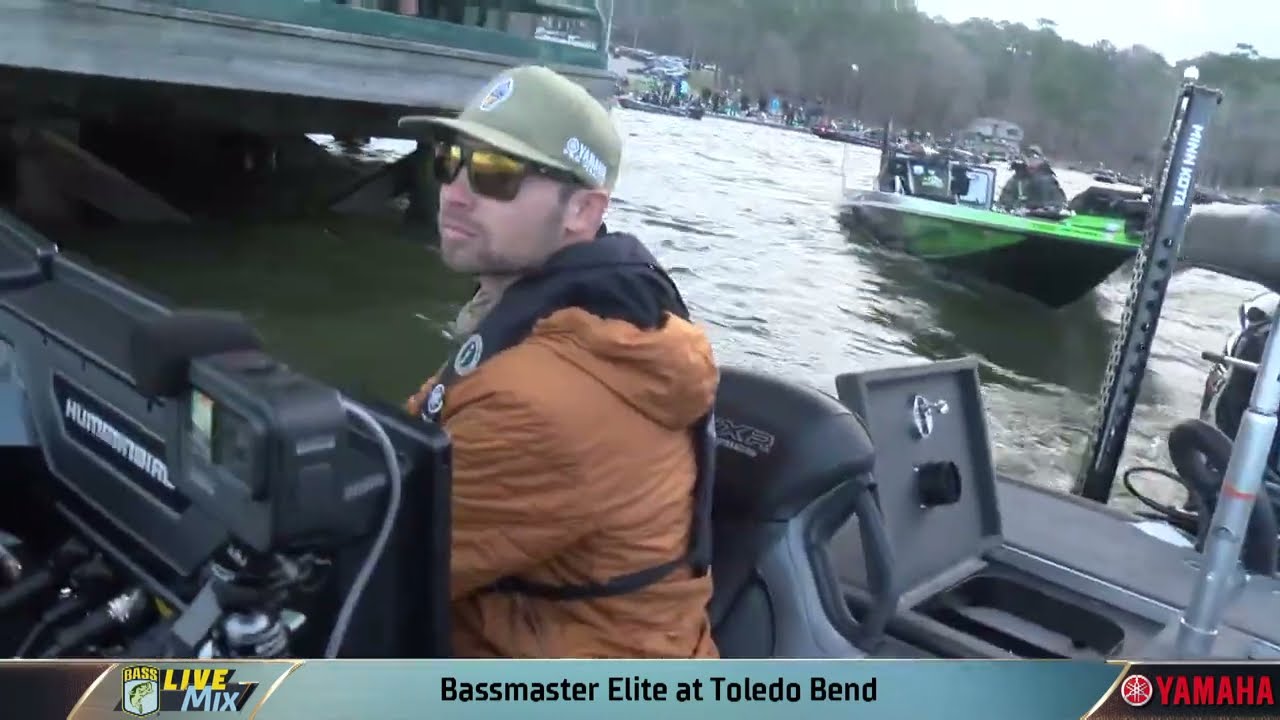 2024 Bassmaster Elite Live Mix at Toledo Bend, LA Day 1 YouTube