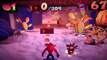 Crash the Wrath of Cortex relic walkthrough part 13 - crash and burn & gold rush