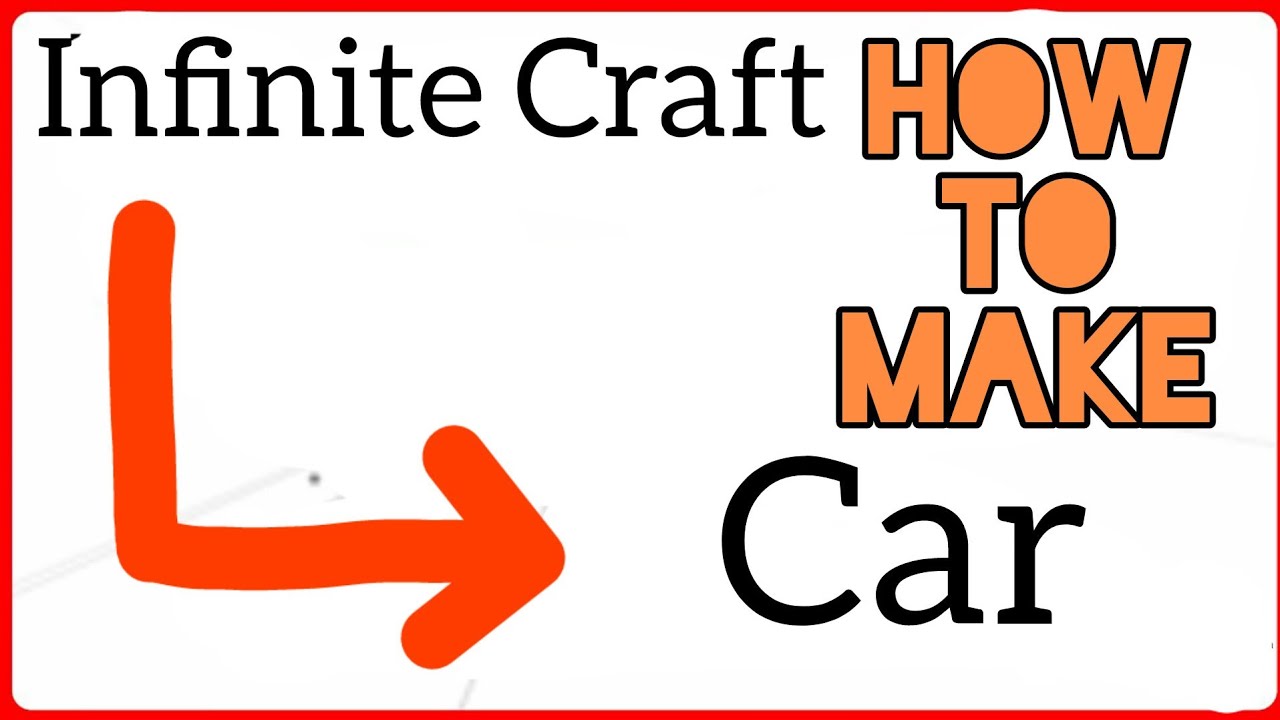 how to make car in infinite craft - YouTube
