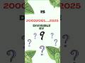 "Is 200020012002...2025 Divisible by 9? | Fun with Divisibility Rules!" Such a large number!!!