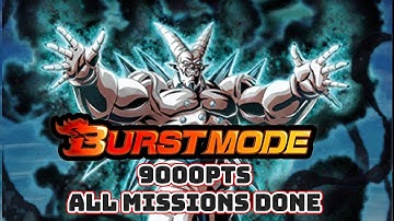 RETURNING BURST MODES!! - 9000pts - ALL MISSIONS DONE - OMEGA SHENRON BURST MODE - DBZ DOKKAN BATTLE