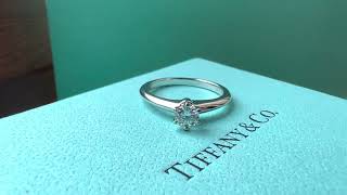 Оригинал кольцо Tiffany Бриллиант