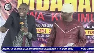 HILI NDIO SWALI LILILO ZUA TAHARUKI KUBWA KATIKA MDAHALO  KATI YA DR. SULLE VS PASTOR NDACHA.