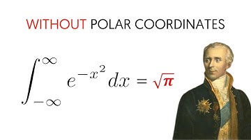 Gaussian Integral Without Polar Coordinates (Laplace)