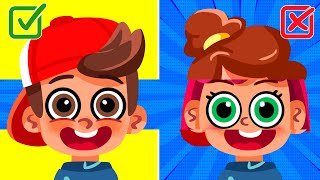 Face Puzzle Play Song 🧩 | Tickle PoliceGirl 👮‍♂️ + More Best Kids Songs