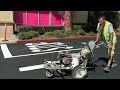 USA - PARKING LOT, STOP, AND HANDICAP LINE PAINTING - GRACO!