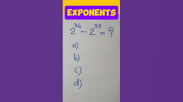 Nice Exponents | Math Olympiad Problem #maths #olympiad #mathproblem #mathstricks