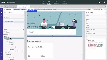 App Engine Studio - Editing portal and workspace experiences in UI Builder