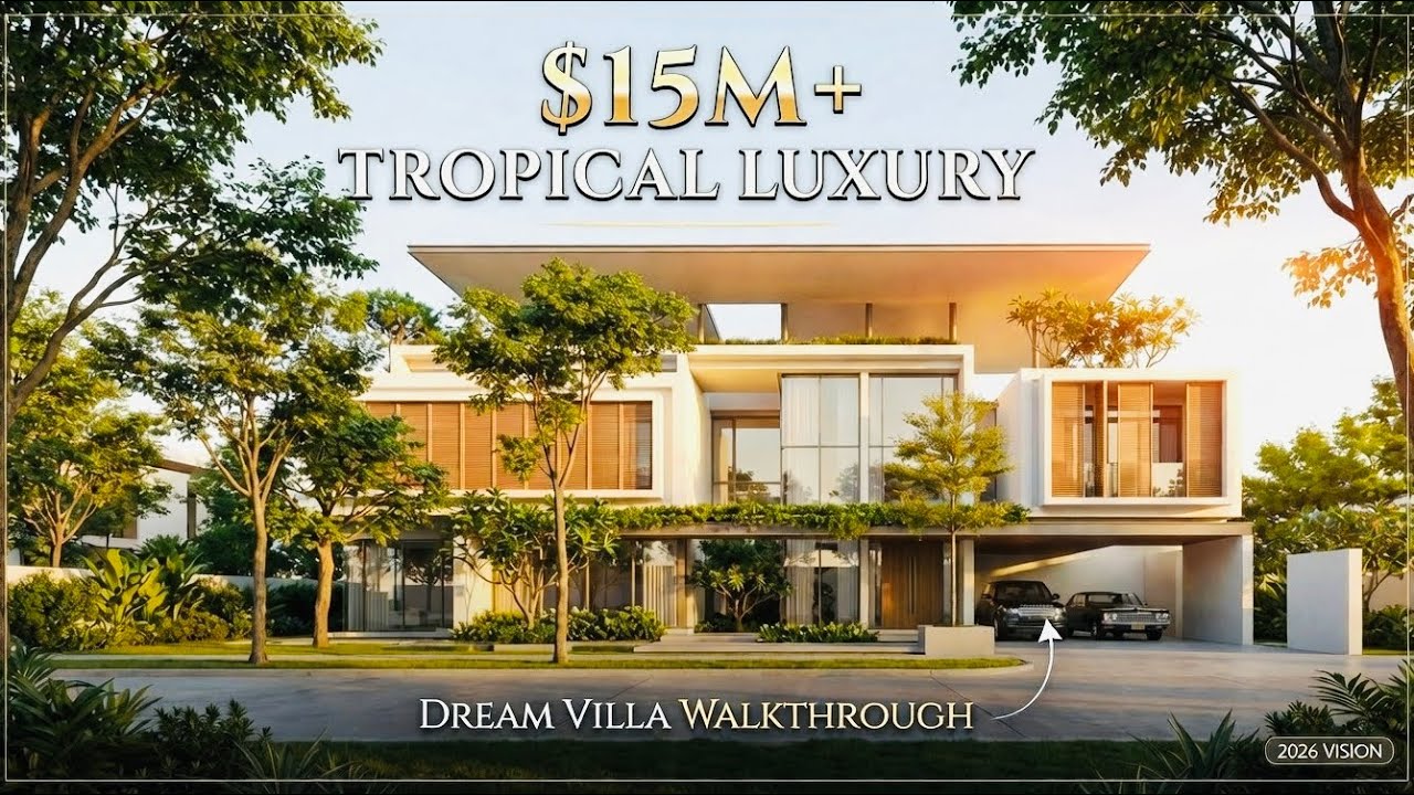 Modern Luxury Villa 2026 | $15M+ Tropical Modern Home Walkthrough