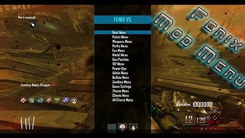 Black Ops 2 - FENIX v5 Zombie Mod Menù + DOWNLOAD!