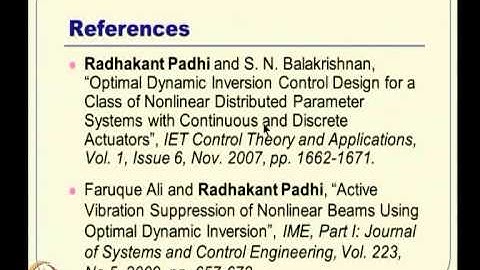 Mod-16 Lec-37 Optimal Control of Distributed Parameter Systems -- I