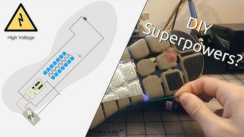 Shoot Lightning From Your Fingertips  - Shoe Enclosed Static Electricity Generator