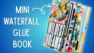 Trying to finish this mini waterfall glue book