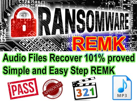 Ransomware Virus How To Decrypt Audio Files Extension REMK With Easy Step || 11-06-2020